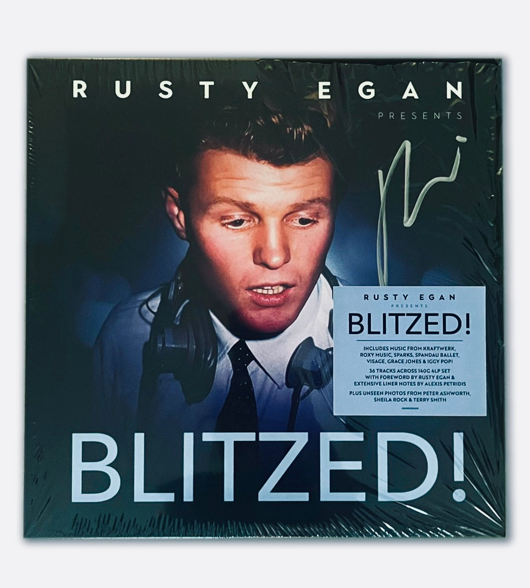 SIGNED RUSTY EGAN PRESENTS BLITZED! 36-TRACK 4LP 140g VINYL FORMATS