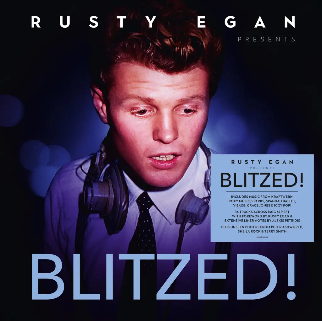 SIGNED RUSTY EGAN PRESENTS BLITZED! 36-TRACK 4LP 140g VINYL FORMATS