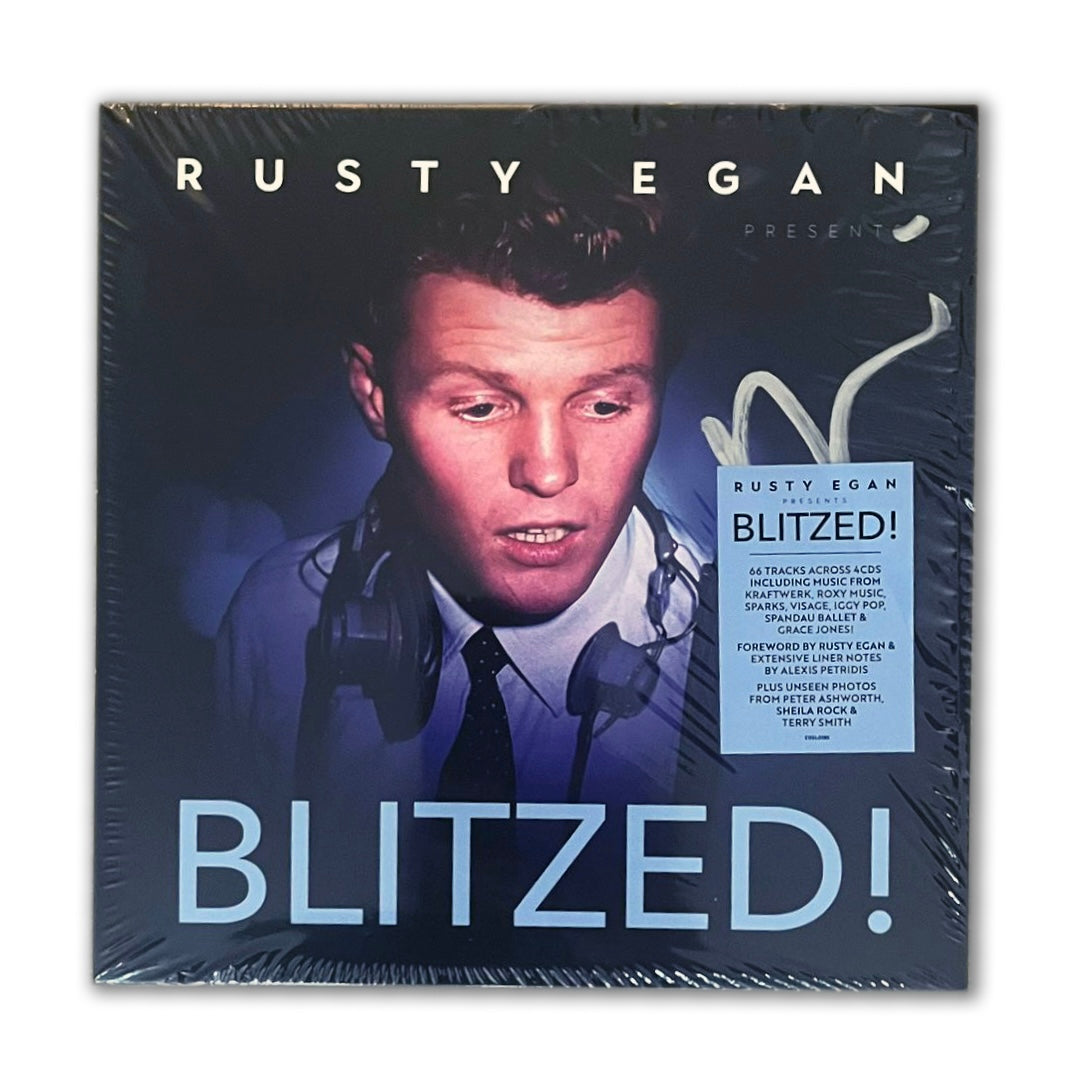 SIGNED RUSTY EGAN PRESENTS BLITZED! DELUXE 66-TRACK 4CD